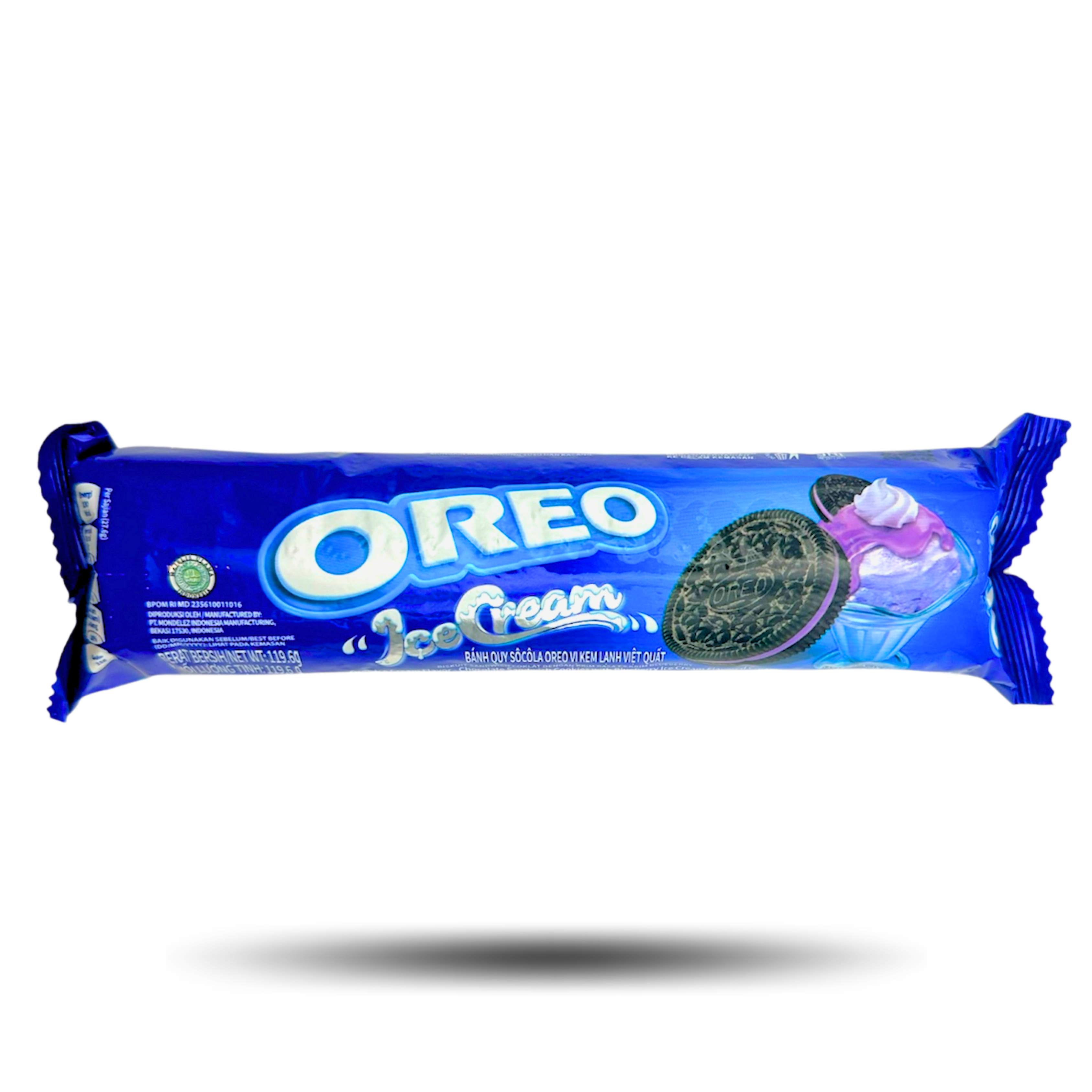 Oreo Blueberry Ice Cream